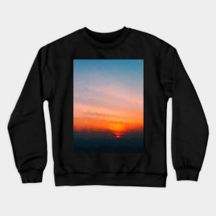 Colorful sunset oil painting - Beautiful Crewneck Sweatshirt